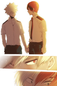 When he needs my time: Todoroki X Bakugo